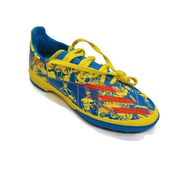 Adidas Mens Size 5.5 X Ghosted .3 TF J Cyclops Marvel X-Men Soccer Cleats GZ8705 - Picture 1 of 9